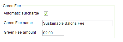 Sustainable Salons fee